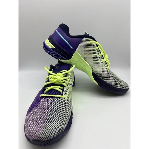 Nike Metcon 8 AMP Deep Purple Volt DV1206-500 Men's Shoes Size 15 - Picture 5 of 12